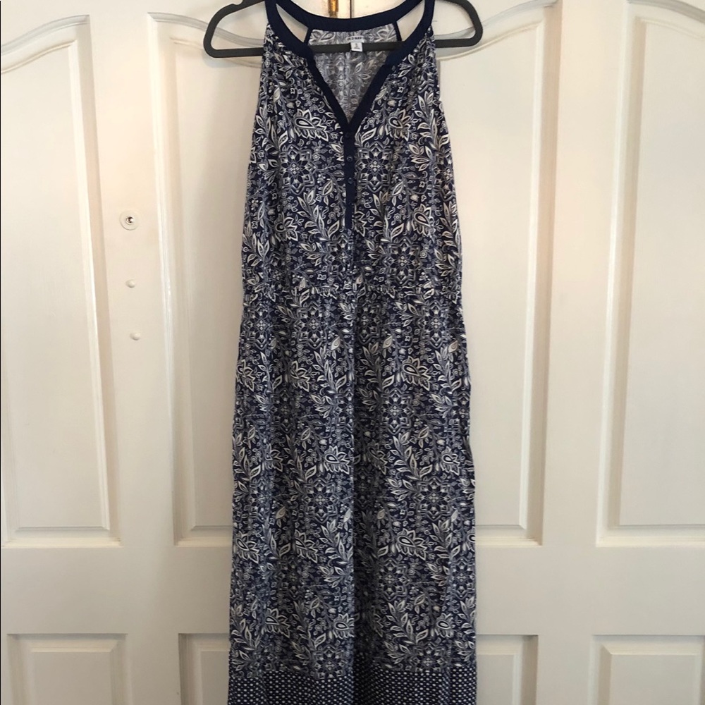 Old navy print maxi dress